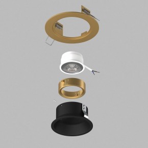 Встраиваемый светильник Lightstar Domino D61307GMOD в Троицке - troick.ok-mebel.com | фото 3