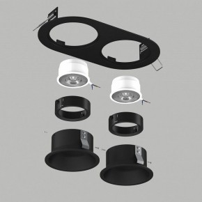 Встраиваемый светильник Lightstar Domino D6570707BMOD в Троицке - troick.ok-mebel.com | фото 3
