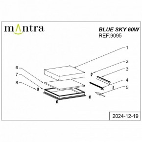 Встраиваемый светильник Mantra Blue Sky 9095 в Троицке - troick.ok-mebel.com | фото 5