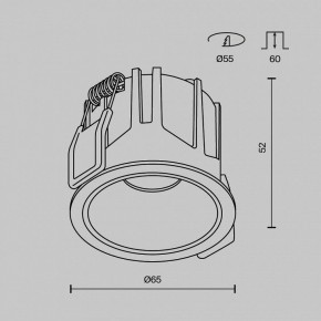 Встраиваемый светильник Maytoni Alfa LED DL043-01-10W3K-RD-W-1 в Троицке - troick.ok-mebel.com | фото 10