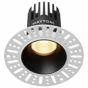 Встраиваемый светильник Maytoni Dip DL119-10W-2.7K-TRS-B в Троицке - troick.ok-mebel.com | фото