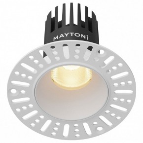 Встраиваемый светильник Maytoni Dip DL119-10W-2.7K-TRS-W в Троицке - troick.ok-mebel.com | фото