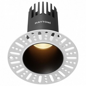 Встраиваемый светильник Maytoni Dip DL120-10W-2.7K-TRS-B в Троицке - troick.ok-mebel.com | фото