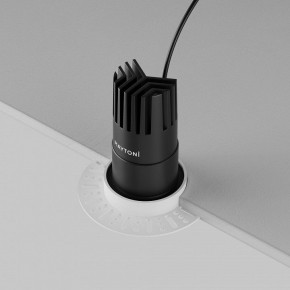 Встраиваемый светильник Maytoni Dip DL120-10W-2.7K-TRS-B в Троицке - troick.ok-mebel.com | фото 6