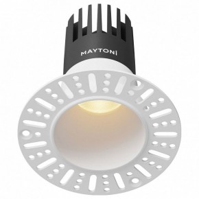 Встраиваемый светильник Maytoni Dip DL120-10W-2.7K-TRS-W в Троицке - troick.ok-mebel.com | фото