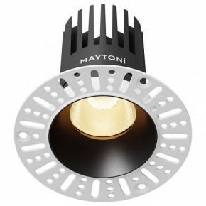 Встраиваемый светильник Maytoni Dip DL121-15W-2.7K-TRS-B в Троицке - troick.ok-mebel.com | фото