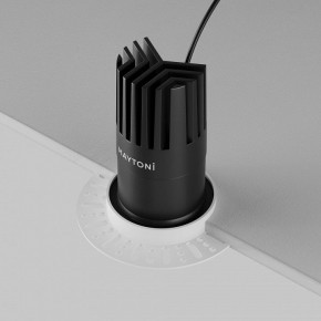 Встраиваемый светильник Maytoni Dip DL122-15W-2.7K-TRS-B в Троицке - troick.ok-mebel.com | фото 6