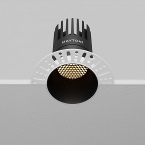 Встраиваемый светильник Maytoni Dip DL122-15W-2.7K-TRS-B в Троицке - troick.ok-mebel.com | фото 7