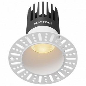 Встраиваемый светильник Maytoni Dip DL122-15W-2.7K-TRS-W в Троицке - troick.ok-mebel.com | фото