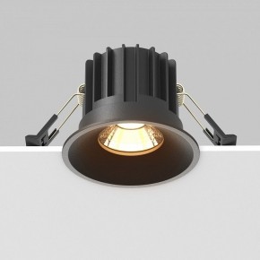 Встраиваемый светильник Maytoni Round DL058-12W2.7K-B в Троицке - troick.ok-mebel.com | фото 4