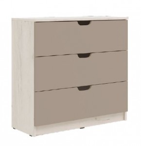 ЮНИОР-4 Комод 3 ящика (Шарли Мокко) в Троицке - troick.ok-mebel.com | фото