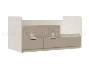 ЮНИОР-4 Кровать 1600 (Шарли Мокко) в Троицке - troick.ok-mebel.com | фото