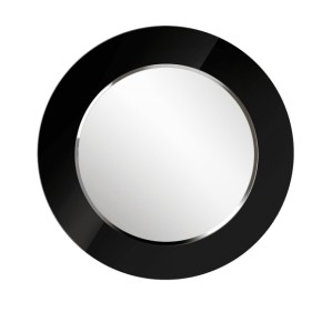 Зеркало круглое черный (РМ/02) в Троицке - troick.ok-mebel.com | фото